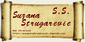 Suzana Strugarević vizit kartica